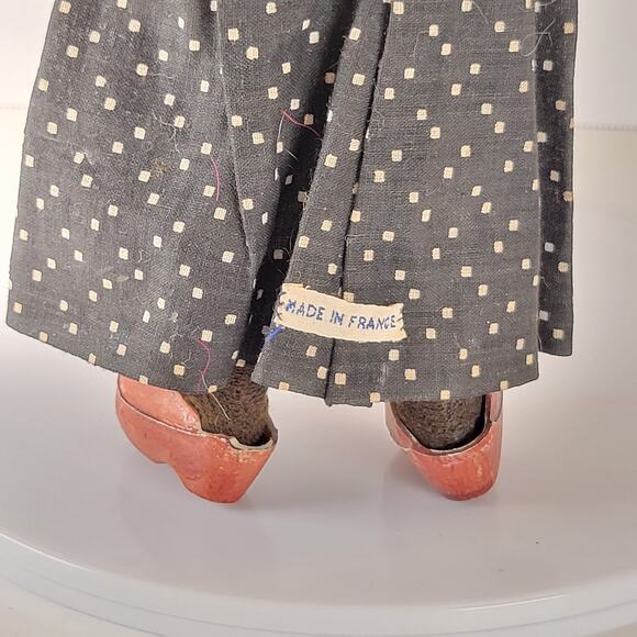 Ravca France Original B.Ravca Normandie 10" Cloth Doll Handmade Fabric Tag - Picture 13 of 16